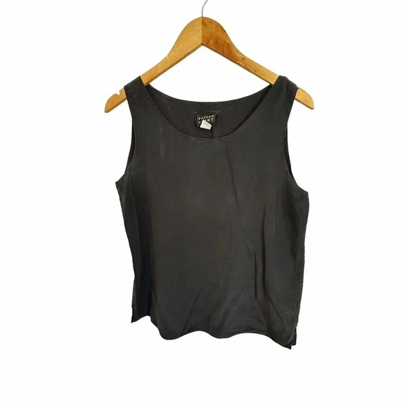 Spencer Jeremy 100% Silk Black Tank size Medium - Picture 1 of 5